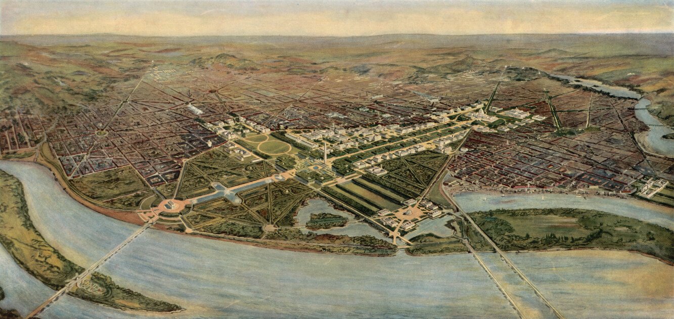 McMIllan Plan aerial view