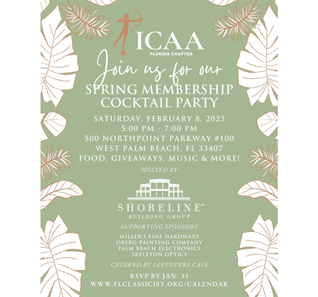 Spring Membership Cocktail Party FL ICAA 2025