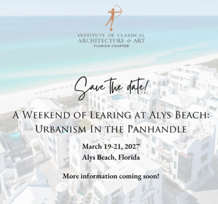 Alys Beach Lecture & Tour 2027￼